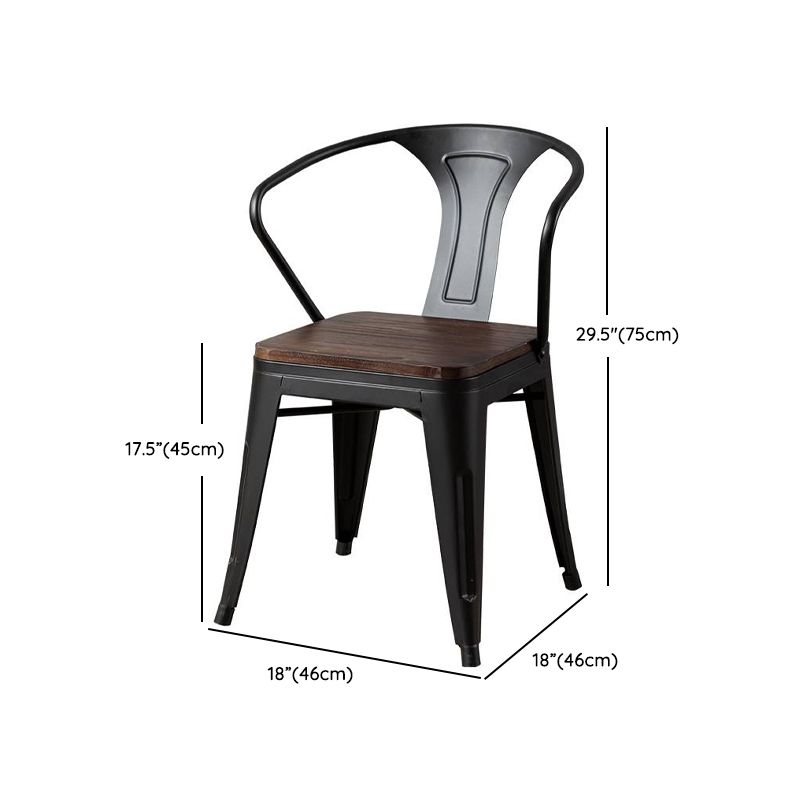 Industrial Solid Wood Furniture 1/4/5 Pcs Standard Height Dining Room Table Set