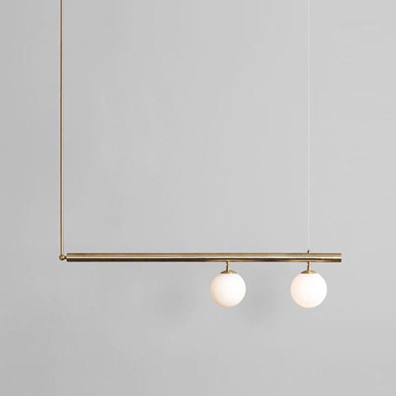 Modern Simplicity Pendant Lighting Globe Glass Island Lighting for Dining Room