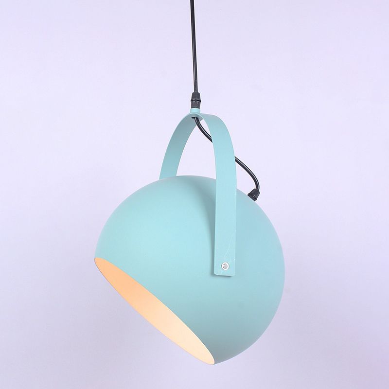 1 Light Metal Pendant Lighting Fixtures Modern Pendulum Dining Room Hanging Pendant Lights