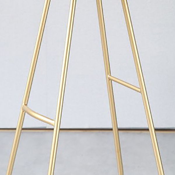 Nordic Style Bar-stool Bucket Counter Bar Stool with Metal Legs