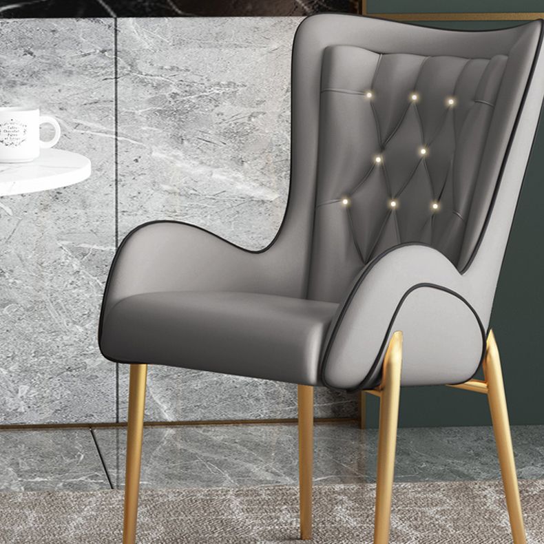 1/3/4/5 Pcs Metal Scandinavian Dining Room Set with Round Table Dinette Set