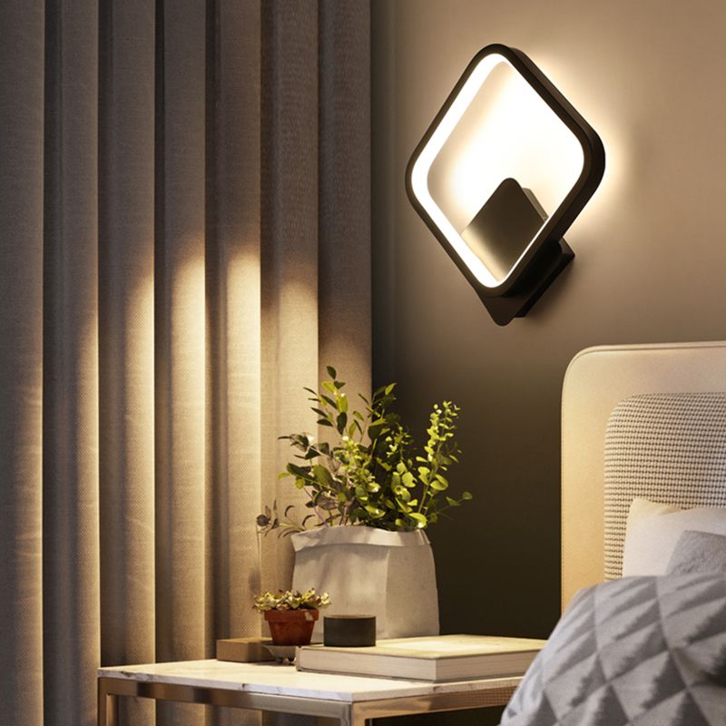 1-Light LED Wall Mount Light Modern Simple Wall Sconce Light for Living Room