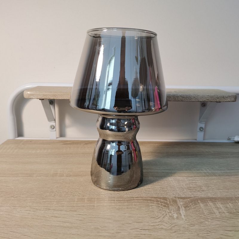 Lampada da tavolo Torchiere in stile Nordico vetro a 1 luci da soggiorno Luce comodante