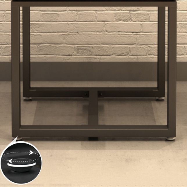 Mesa de comedor de madera maciza de estilo industrial, mesa de comedor con base de caballete para comedor