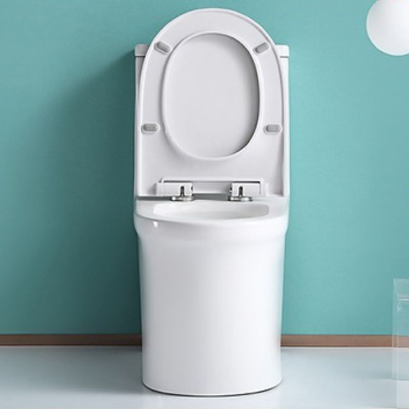 Traditional Ceramic Flush Toilet One Piece Toilet Bowl for Bathroom