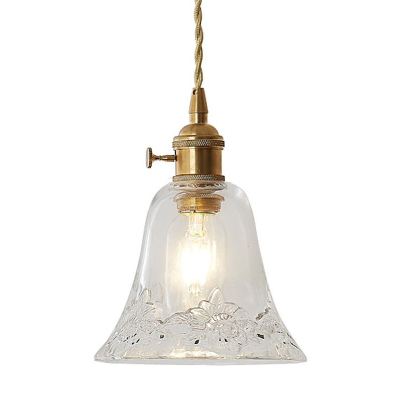 Modern Style Hanging Light Creative Glass Shade Pendant Lighting Fixture for Dining Room