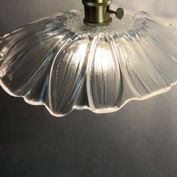 Nordic Ceiling Light Glass Shade Flush Mount Light Fixture for Bedroom Corridor