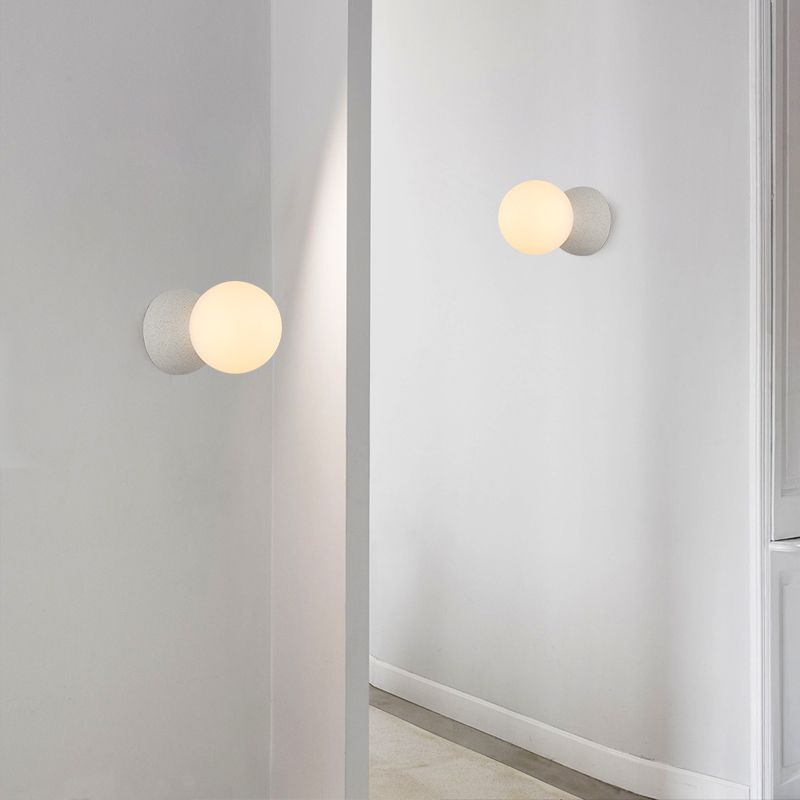Nordic Style Vanity Lighting Ball Shape Wall Light Fixture for Bathroom