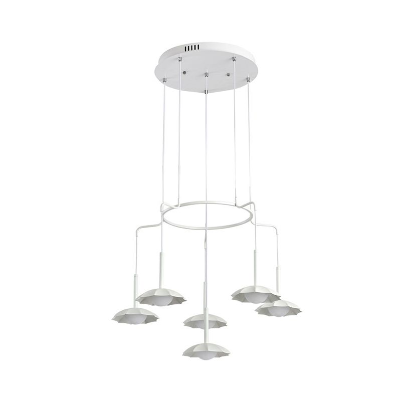 Lampadario a 6 teste di soggio