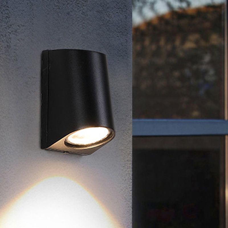 Moderne Aluminium -Wandleuchte geometrische 1 Lichtwandwaschung für Schlafzimmer