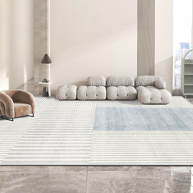 Area Rug Contemporary Indoor Rug Rectangle Stain Resistant Scroll Print Rug