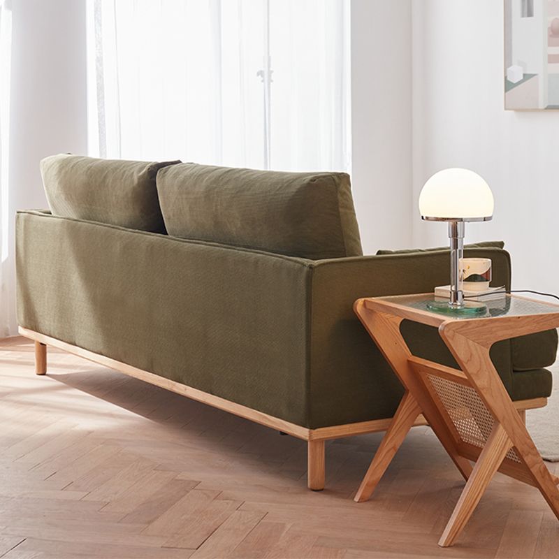 Eingezogener Arm Lose Rückensofa 35 "W Velvet -Sofa für Wohnzimmer