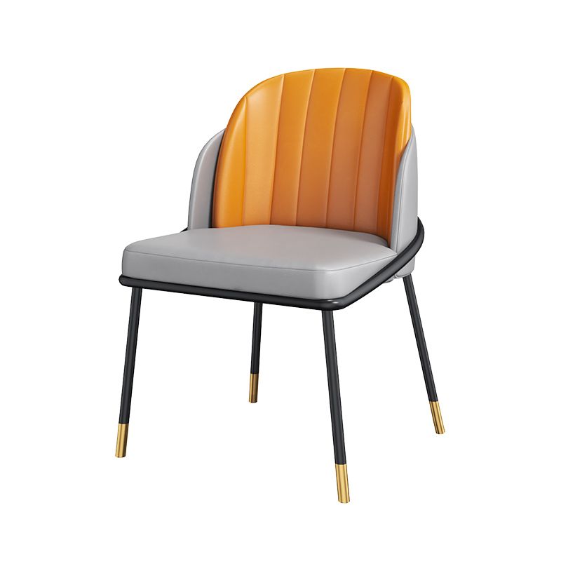 Modern Stone Top Dinette Set 1/2 Pieces Rectangle Dining Table Set in Grey