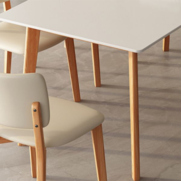 Contemporary Table and Chair Set 1/5 Piece Dining Room Furniture Set