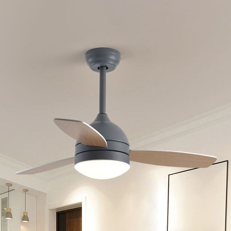 Modern Style Ceiling Fan Lamp Metal 1 Light Ceiling Fan Light for Children's Room