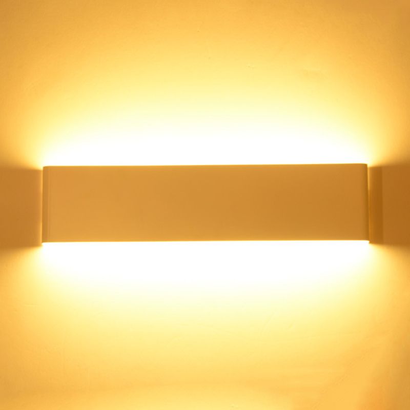 Moderne Einfachheit Rechteck Wandleuchte Acryl Wandleuchte Beleuchtung für Schlafzimmer