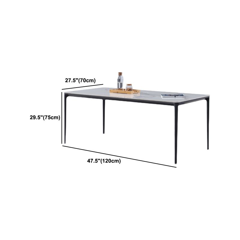Sintered Stone Dining Table Set 1/4/5 Pcs Modern Dining Wingback Chairs