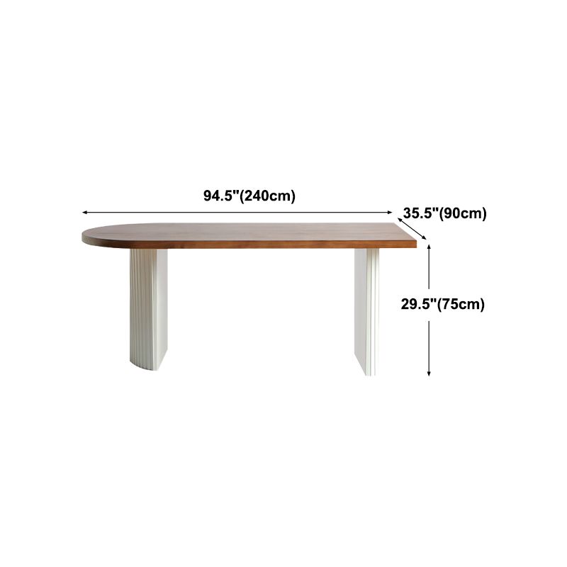 Contemporary Style Dining Table Solid Wood Dinette Table for Home Kitchen