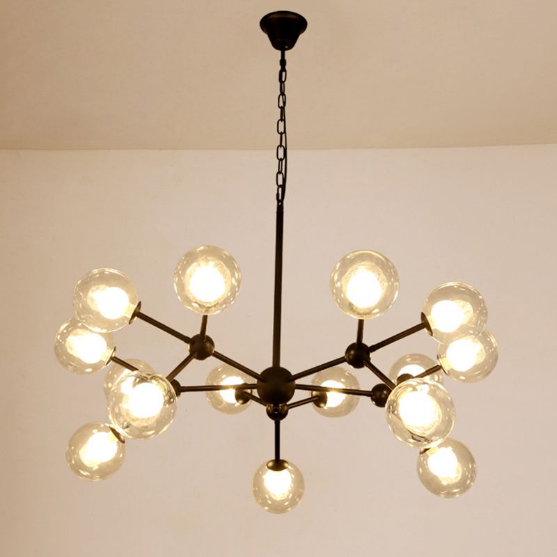 Lámpara de lámparas de múltiples luces de vidrio de estilo Starburst estilo moderno