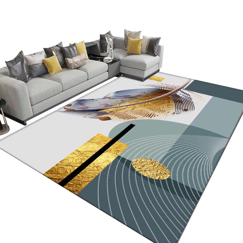 Modern artistiek patroon Tekenpatroon Polyester binnen tapijt vlekbestendig gebied Teken voor woonkamer