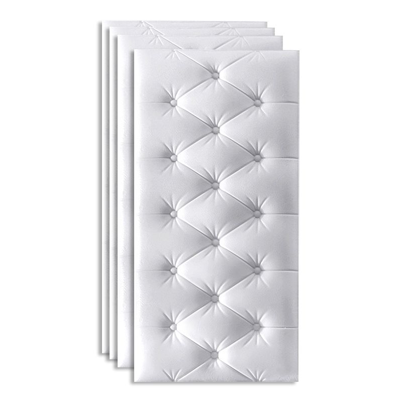 Upholstered Wall Panel Modern Minimalist Home Living Room Bedroom Wall Plate (4-pack)