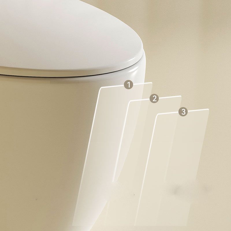 Floor Mounted Urine Toilet One Piece Toilet Modern Siphon Jet Toilet Bowl