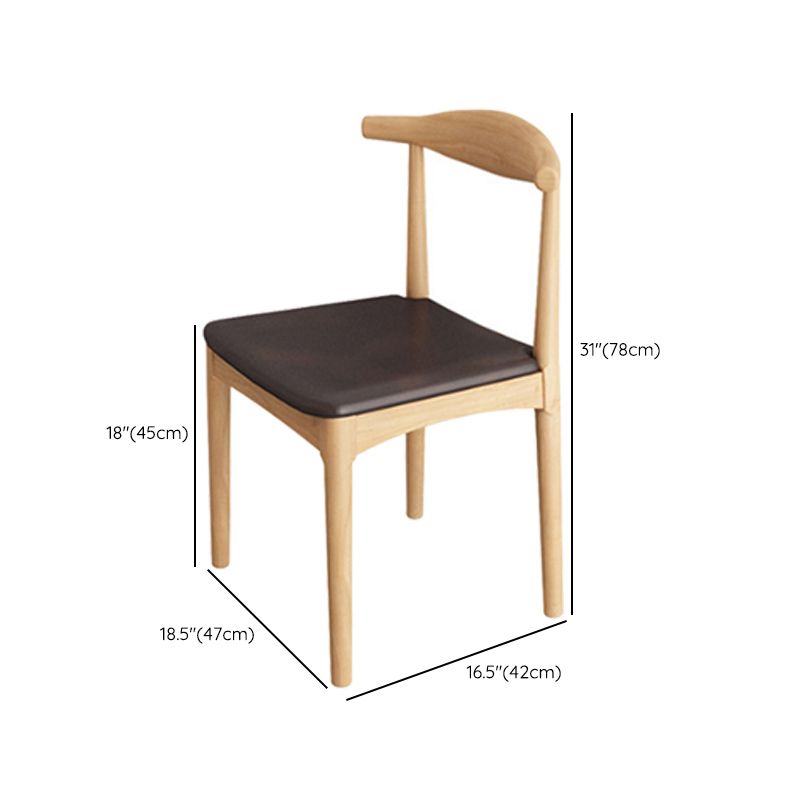 Modern 1/7 Pieces Dining Set Pine Wood Rectangle Dining Table for Dining Room