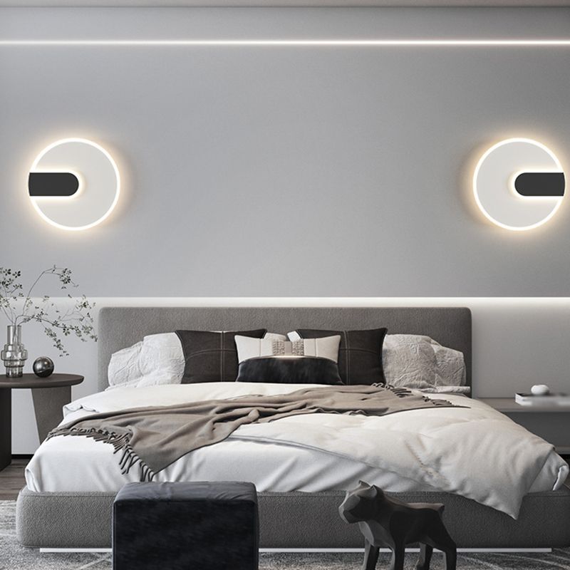 Simple Shape Wall Lighting Fixtures Modern Metal Wall Light Sconces for Bedroom