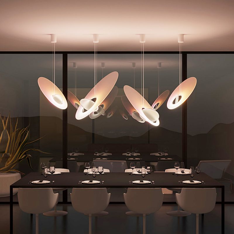 1 Licht hängende Leuchten moderne Federlampenlicht für Schlafzimmer