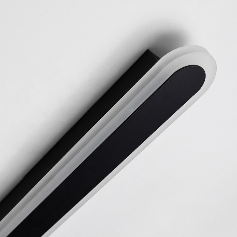 Apliques de pared lineal de metal estilo contemporáneo 1 apliques de luz de pared de luz para dormitorio de sala de estar