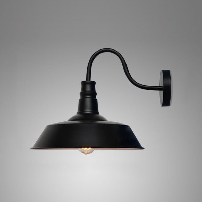 Lampada a muro di applione da parete in stile industriale a sparo da parete in metallo lampada montata