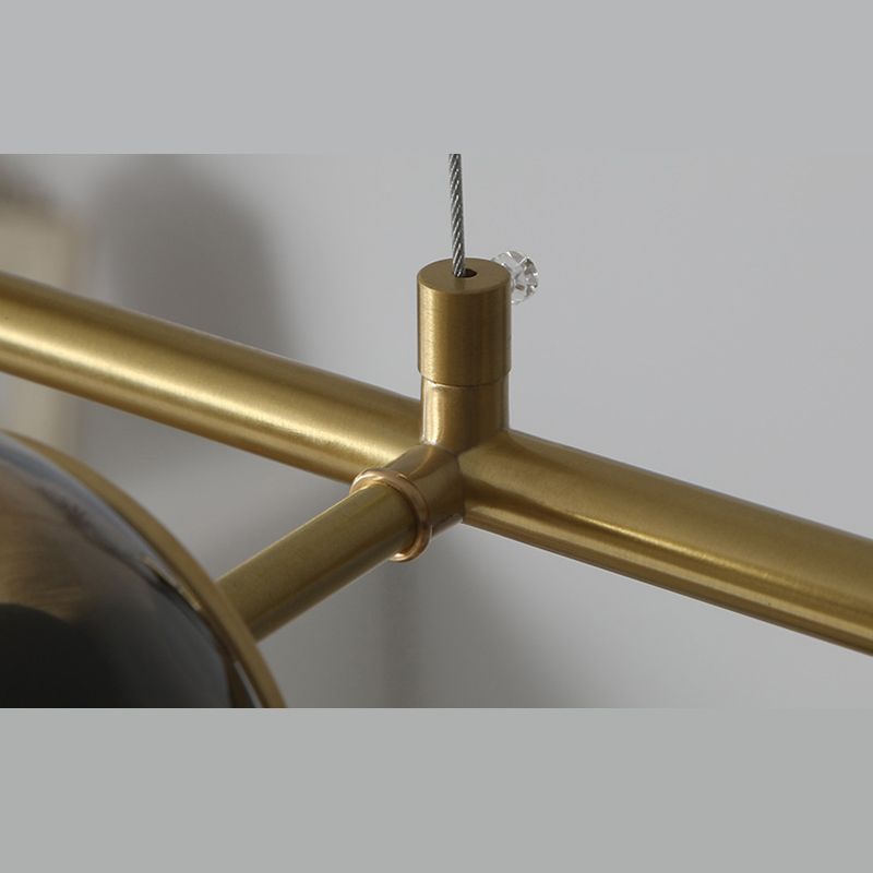 Dinning Spherical Dinning Illing Fixture Glass Glass Style Island Chandelier Light