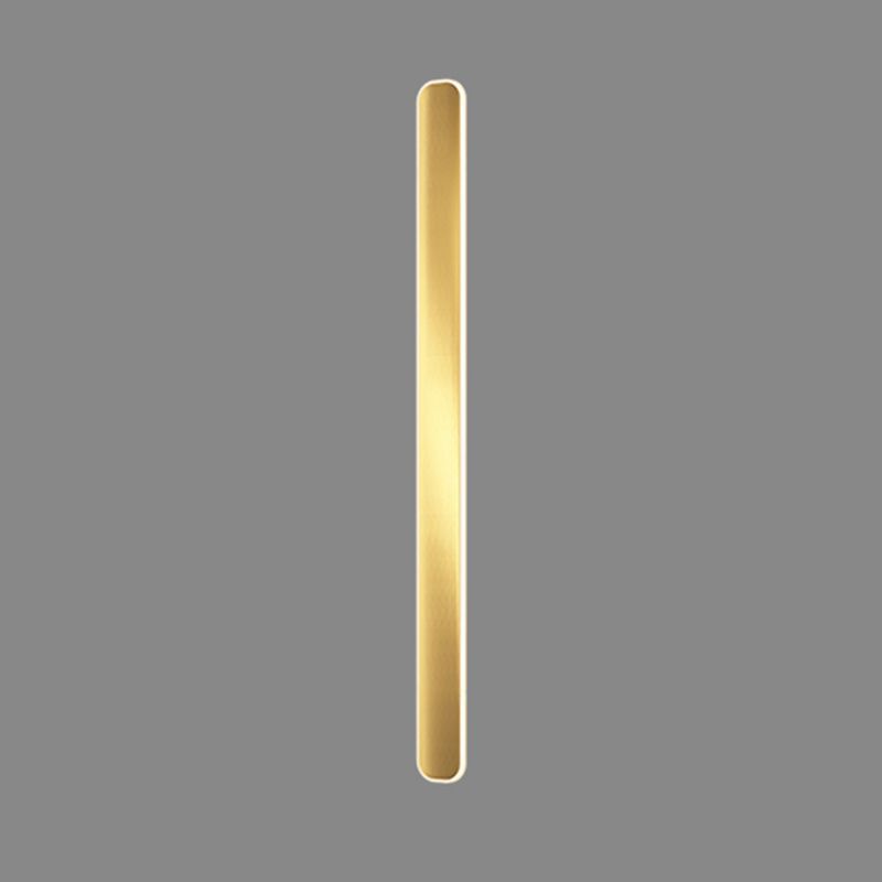 Modern Metal Wall Sconce Rectangle Shape Wall Light with Acrylic Shade for Bedroom