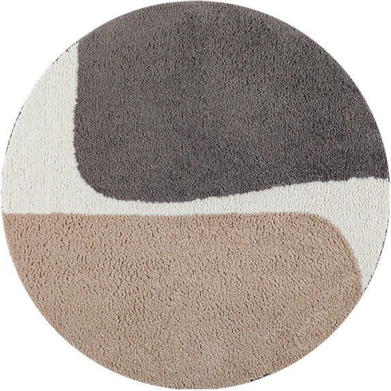 Round Area Tapijt Leisure Rug Polyester Stain Resistent Wasbaar Binnen Tapijt voor woonkamer