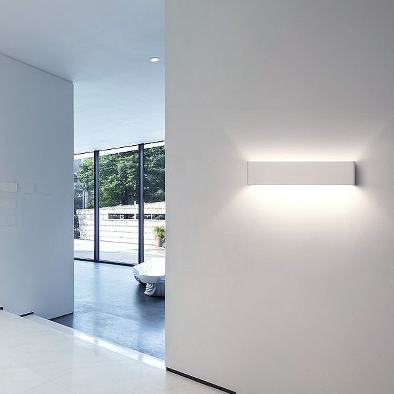 Metal Square Shape Wall Light Modern Style Multi Lights Wall Mounted Light Fixture