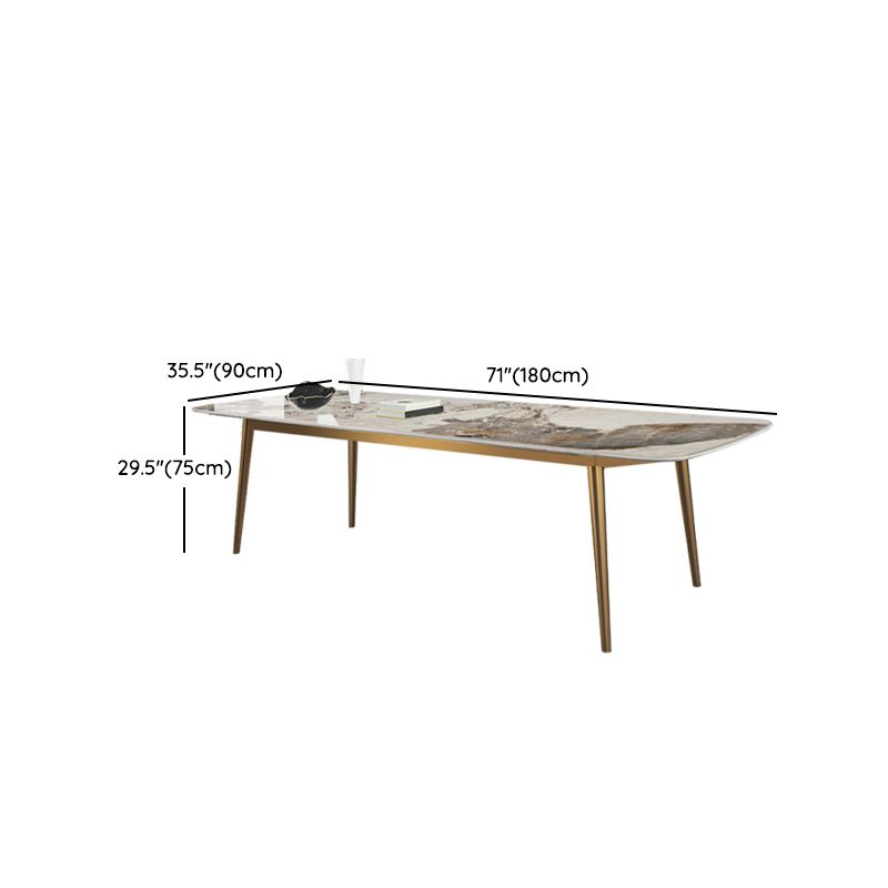 Glam Dinette Set for Dining Room 1/4/6/7 Pieces Glossy White Dining Table Set