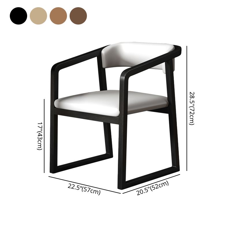 Las sillas de fresno de estilo tradicional abren la silla de comedor de la cocina del brazo trasero sola