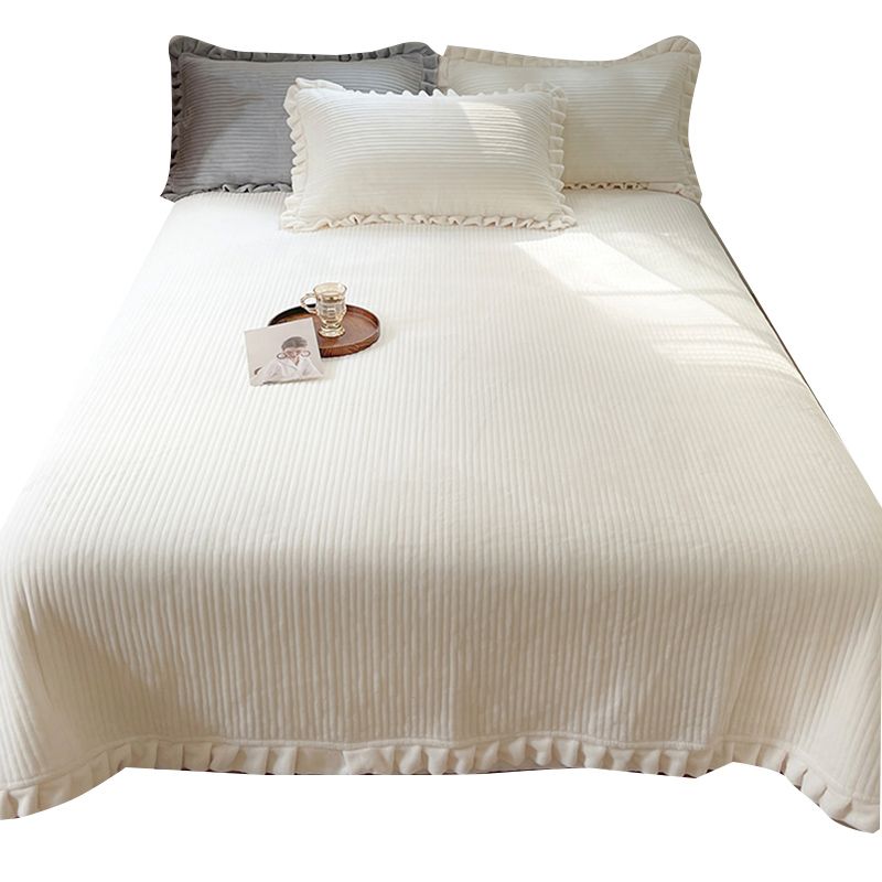 Solid Color Bed Sheet Set Polyester Breathable Bed Sheet Set