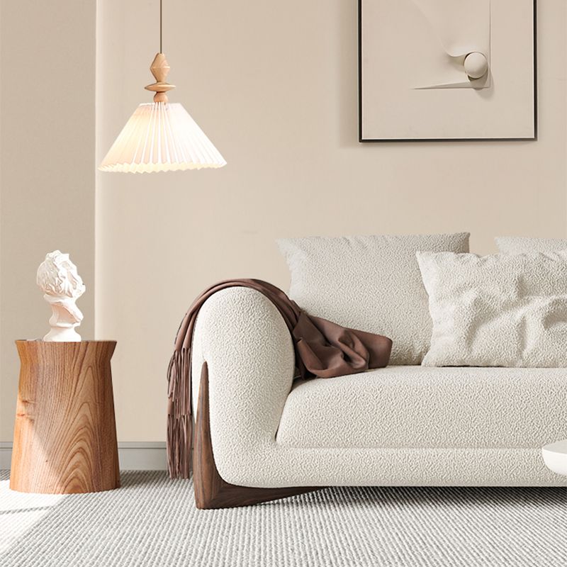 Modern Style Living Room Tuxedo Arm Loveseat Tight Back Seating