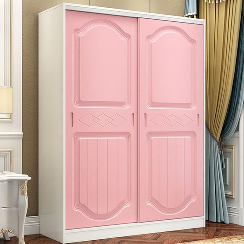 Contemporary Wardrobe Armoire Wood Combination Armoire With Doors