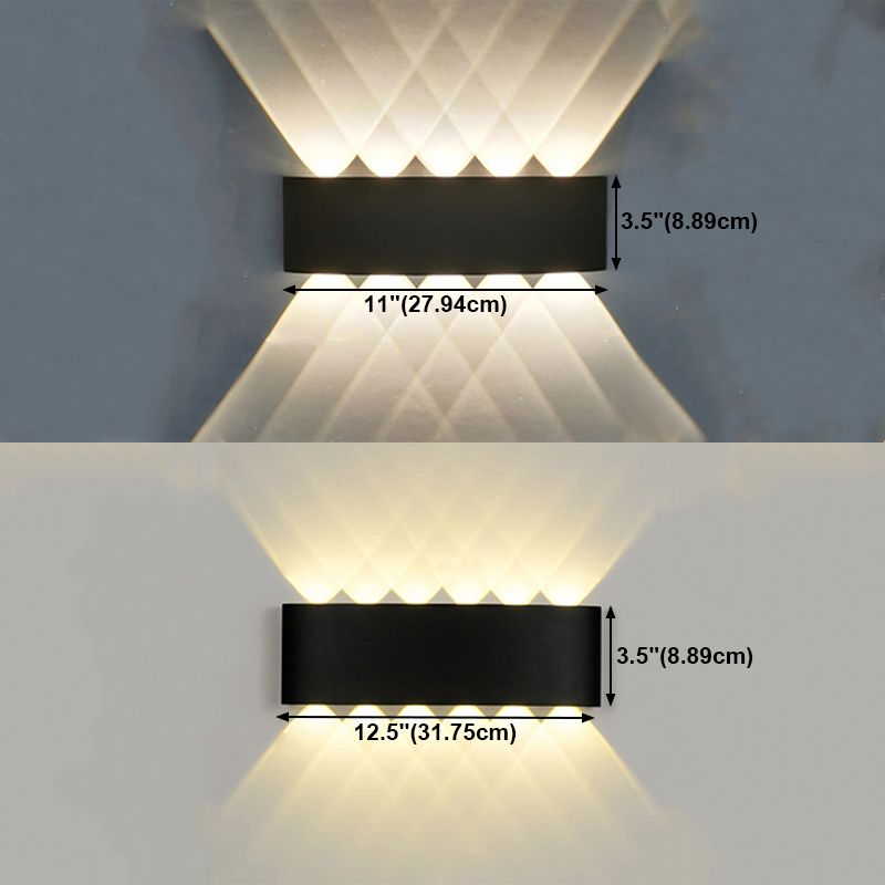 Nordic Style Iron Wall Light Modern Waterproof LED Wall Lamp for Corridor