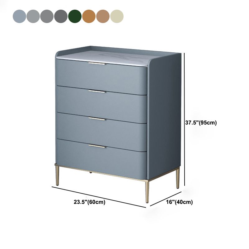 15.74" Wide Modern Accent Chest with 3/4/5 Drawers Straight Legs Chest