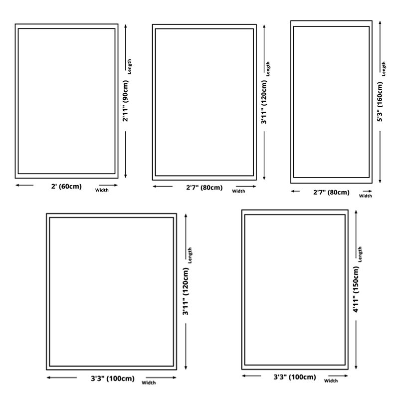 Flower and Feather Pattern Rug Trendy Polyester Carpet Non-Slip Backing Carpet for Home Decor