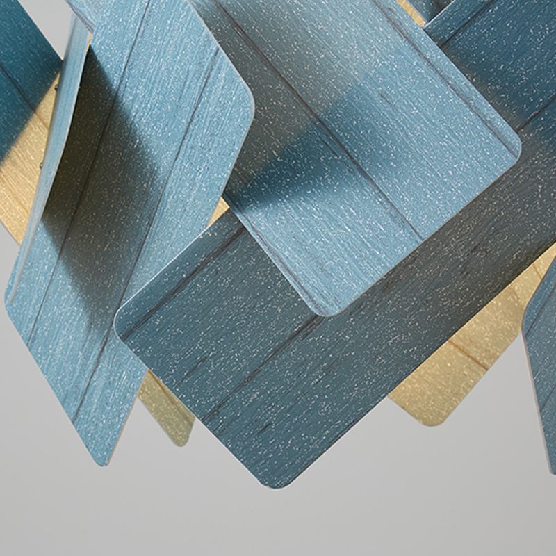 Metal Lantern Shade Hanging Lights Modern Style 1 Light Hanging Mount Fixture for Living Room