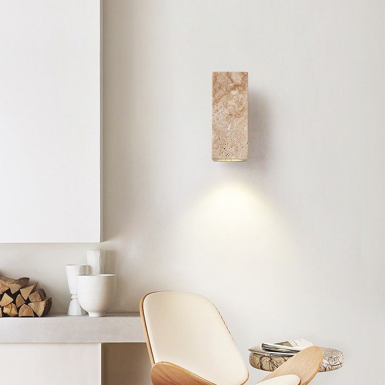 Modern Wall Light Fixture Minimalist Marble Wall Light Sconce for Bedroom
