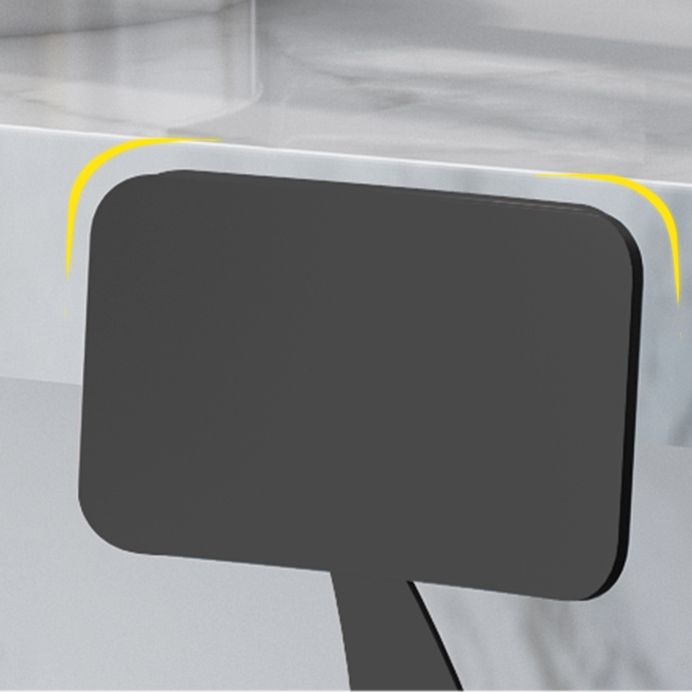 Nordic Armless Backrest Counter Stool Iron Couture Bar Stool with Cushion and Pedal