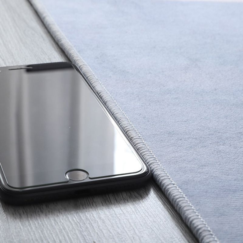 Dark Gray Modern Rug Polyester Circle Rug Non-Slip Backing Rug for Home Decoration