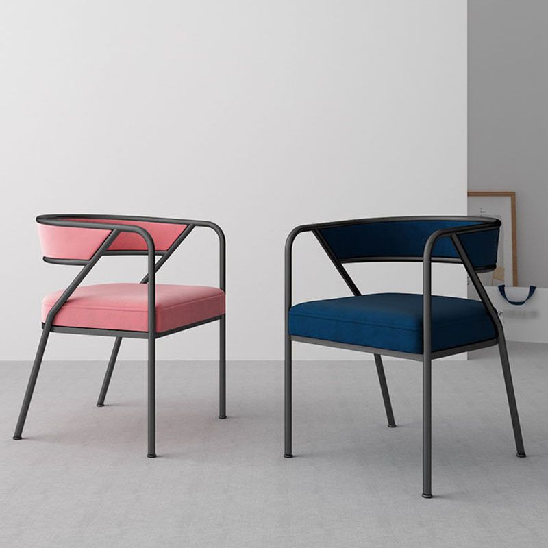 Glam Velvet eetkamerstoelen metalen eetkamerstoelstoel voor restaurantgebruik