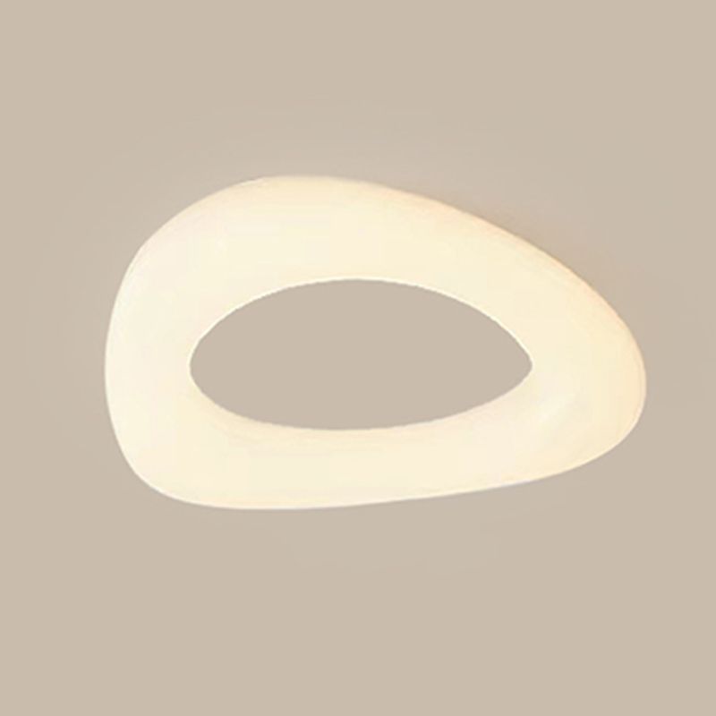 LED Flush Mount Lighting Modernism White Ceiling Light for Foyer Bedroom