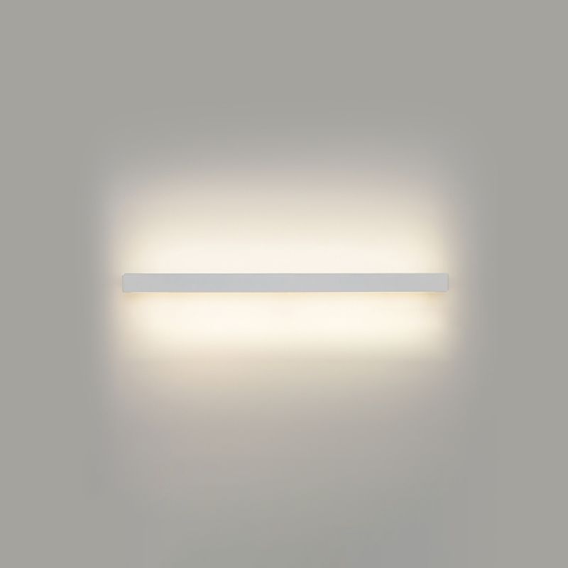 Lineaire wandlamp armatuur Noordse metalen foyer LED -wandverlichting met opbergrekontwerp